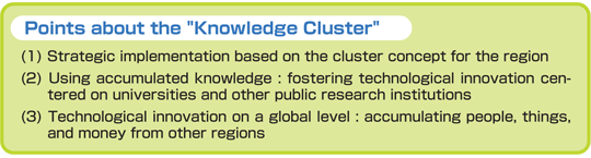Points about the 'Knowledge Cluster'